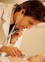 Caring health care professional